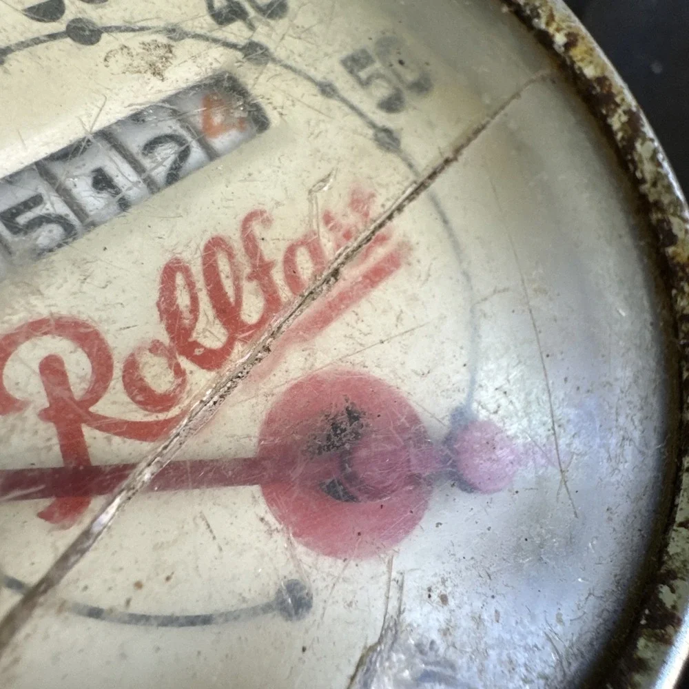 Vintage Original Rollfast 0-50‎ MPH Bicycle Speedometer